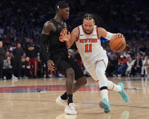 Cavaliers shrug off concerns about Harden as they try to even the East finals against the Knicks