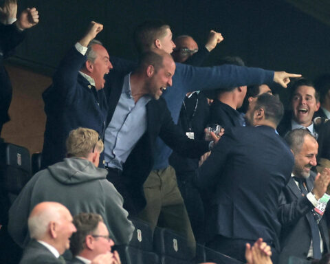 Aston Villa and Prince William celebrate Europa League triumph ending team's 30-year trophy drought