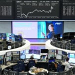 European equities ease as investors await Mideast peace updates