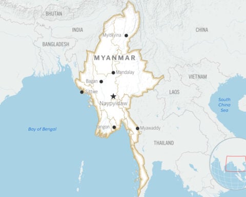 Myanmar military recaptures 2 strategic border towns from ethnic militias