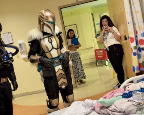 From the big screen to hospital hallways: Star Wars characters surprise children at TMC
