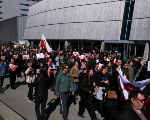 Greenlanders demonstrate against Trump as US diplomats open new consulate