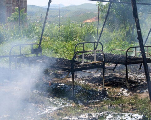 Residents burn an Ebola treatment center in Congo as anger grows over the outbreak