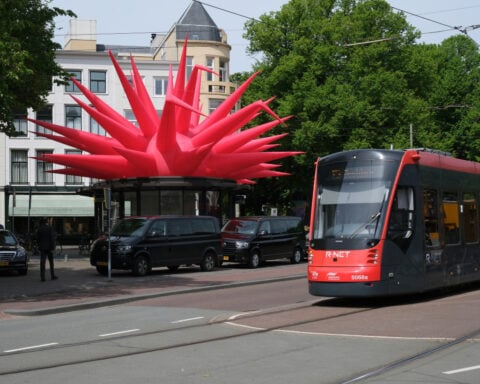 Giant inflatable artworks have taken over The Hague