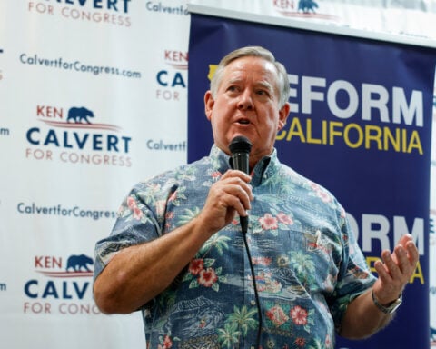 In heavily Democratic California, 2 GOP House rivals grapple in nasty fight over Trump loyalty