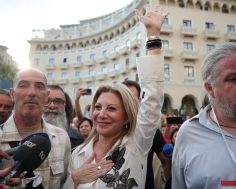 Mother of Greek train crash victim launches political party