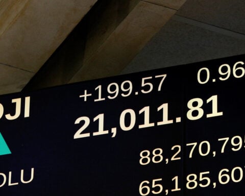 Dow hits first intraday record high since February