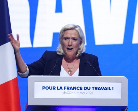 Le Pen says France should quit NATO command structure