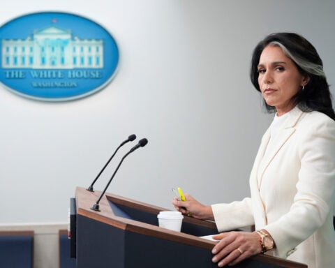 The Latest: Tulsi Gabbard resigns as Trump’s national intelligence director, citing husband’s health