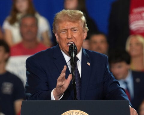 Trump veers off-topic during speech in New York that was supposed to be on the economy