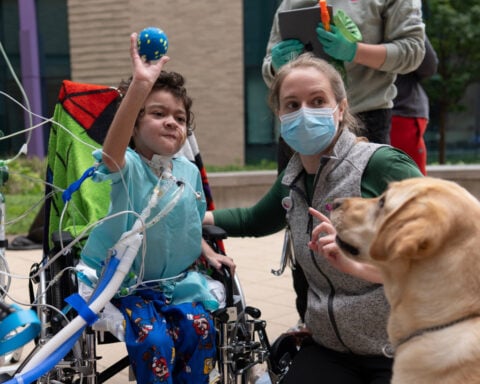 Good dog! More children’s hospitals turn to furry caregivers to help kids heal