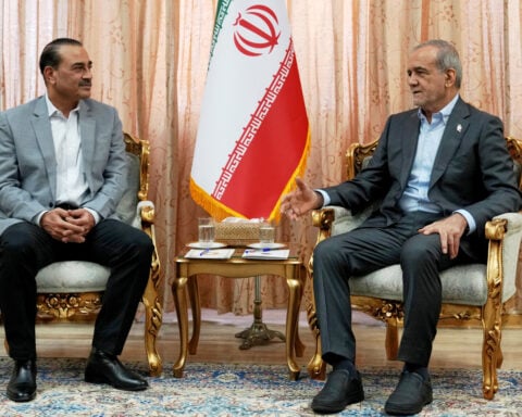 Trump says a deal with Iran and opening of Strait of Hormuz are 'largely negotiated'