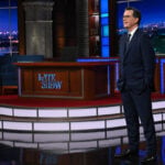 Stephen Colbert is back on TV on community access in Michigan along with rocker Jack White