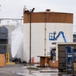California chemical tank heating up after evacuation in LA suburb, fire official says