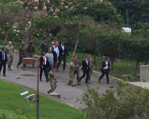 US conducts military drill over Venezuelan capital Caracas
