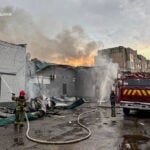 Russia pounds Kyiv with missiles and drones, shaking city center and injuring 10