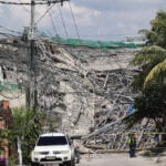9-story building under construction in the Philippines collapses, leaving 21 people missing