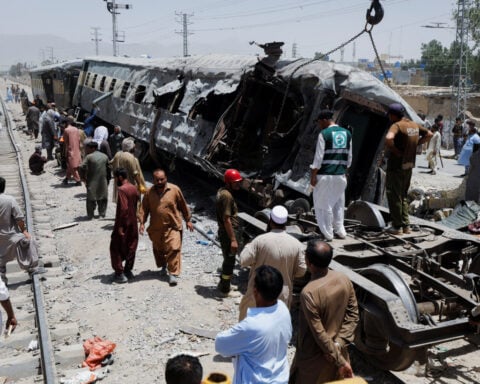 At least 24 killed in Pakistan train blast claimed by separatist militants