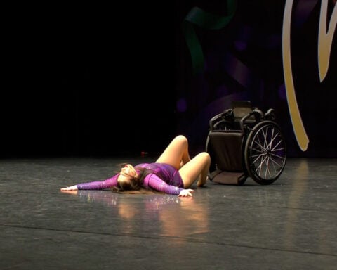 Dancer Kaili Quevedo makes competitive comeback in wheelchair, with plans to go pro