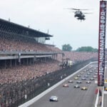 2-time NASCAR champion Kyle Busch receives tributes before and during the Indianapolis 500