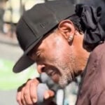 Regular performer outside San Francisco's Orpheum Theatre says singing saved his life