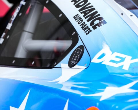 2-time NASCAR champion Kyle Busch receives tributes before and during the Indianapolis 500