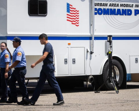 Southern California chemical tank has a crack that could possibly lower risk of explosion