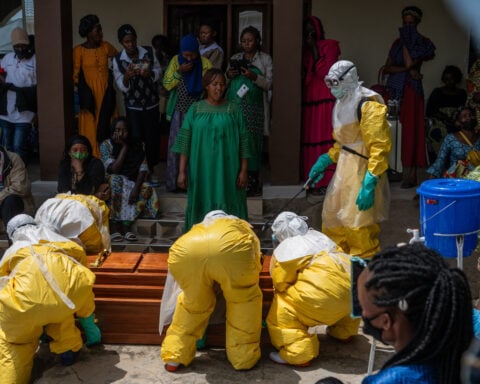 Young men storm a Congo hospital treating Ebola patients to demand bodies of their kin