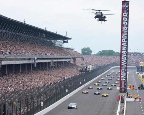 Late pass sends Felix Rosenqvist past David Malukas for the closest Indianapolis 500 win in history