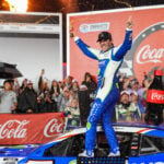 Daniel Suarez wins the rain-shortened Coca-Cola 600 after NASCAR honors the late Kyle Busch