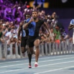 Kerley runs 9.97 at Enhanced Games, where Kristian Gkolomeev gets a $1M bonus for swimming mark