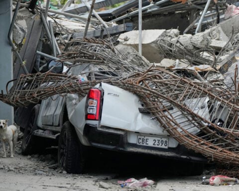 4 dead, 17 mostly workers still missing, in collapse of unfinished hotel in the Philippines