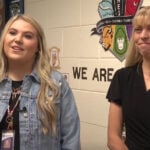 Teacher returns to the first grade classroom where she once learned as a student