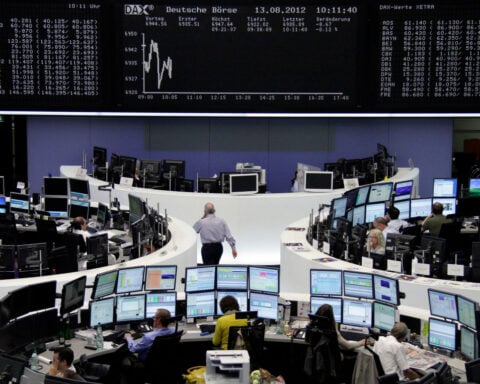 Stocks jump while oil and dollar ease on Iran peace hopes