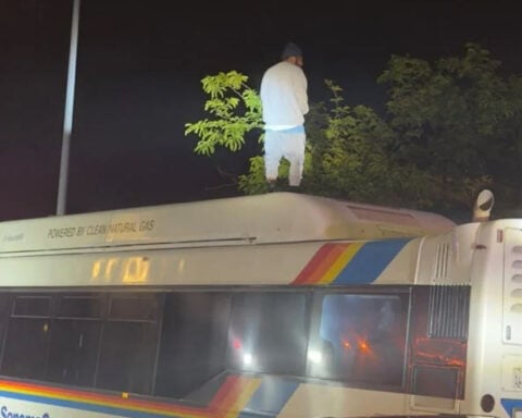 Man in distress atop Sonoma County Transit bus brought down after nearly 10 hours
