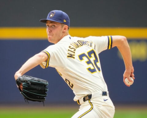 Brewers' Misiorowski sets record with 57 100 mph pitches in game since tracking era started in 2008