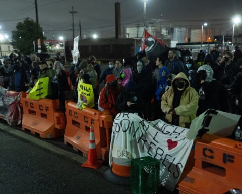 Protesters clash with agents outside New Jersey ICE facility. Inside, detainees continue their hunger strike, attorneys say