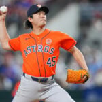 Astros pitcher Tatsuya Imai working on no-hitter through 6 innings against Rangers