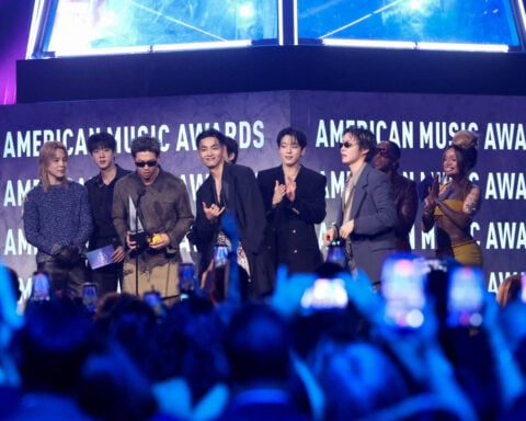 K-pop band BTS wins top American Music Awards honor for second time