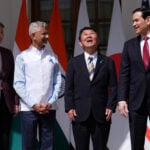 China says QUAD cooperation should not target third party
