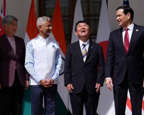 China says QUAD cooperation should not target third party