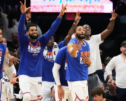 Knicks fans forget about the bad times and savor a record run to their first NBA Finals since 1999