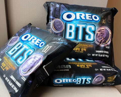 What tastes like a Korean pancake and is purple all over? An Oreo inspired by K-pop group BTS