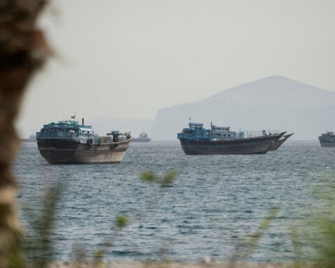 Brent crude jumps 4%, as US strikes in Iran set back hopes for Hormuz re-opening