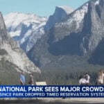 Changes to Yosemite's reservation system lead to 'chaos' in park over holiday weekend