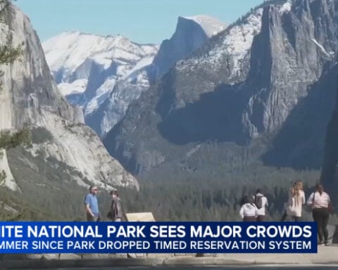 Changes to Yosemite's reservation system lead to 'chaos' in park over holiday weekend