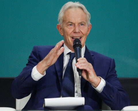 UK's ex-PM Blair calls on Labour to focus on policy, not personality