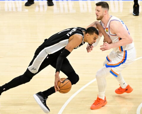 Victor Wembanyama held to series-low 20 points, Spurs fall in Game 5 of West finals to Thunder