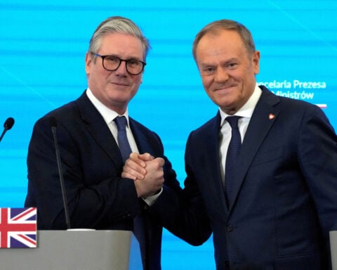 New UK-Poland treaty to focus on defence against Russia, Tusk says