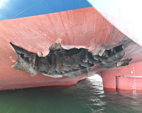 South Korea says attack on ship in Strait of Hormuz likely involved an Iranian missile